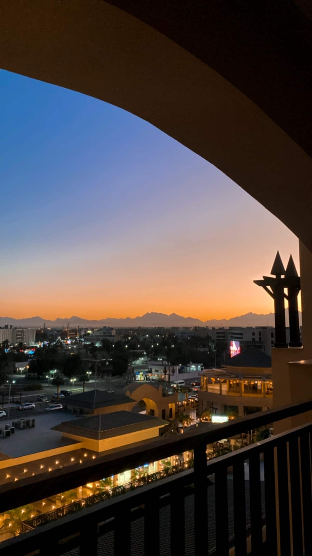 Sonnenuntergang über Hurghada
